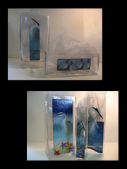 Enamelling on Steel - Vases